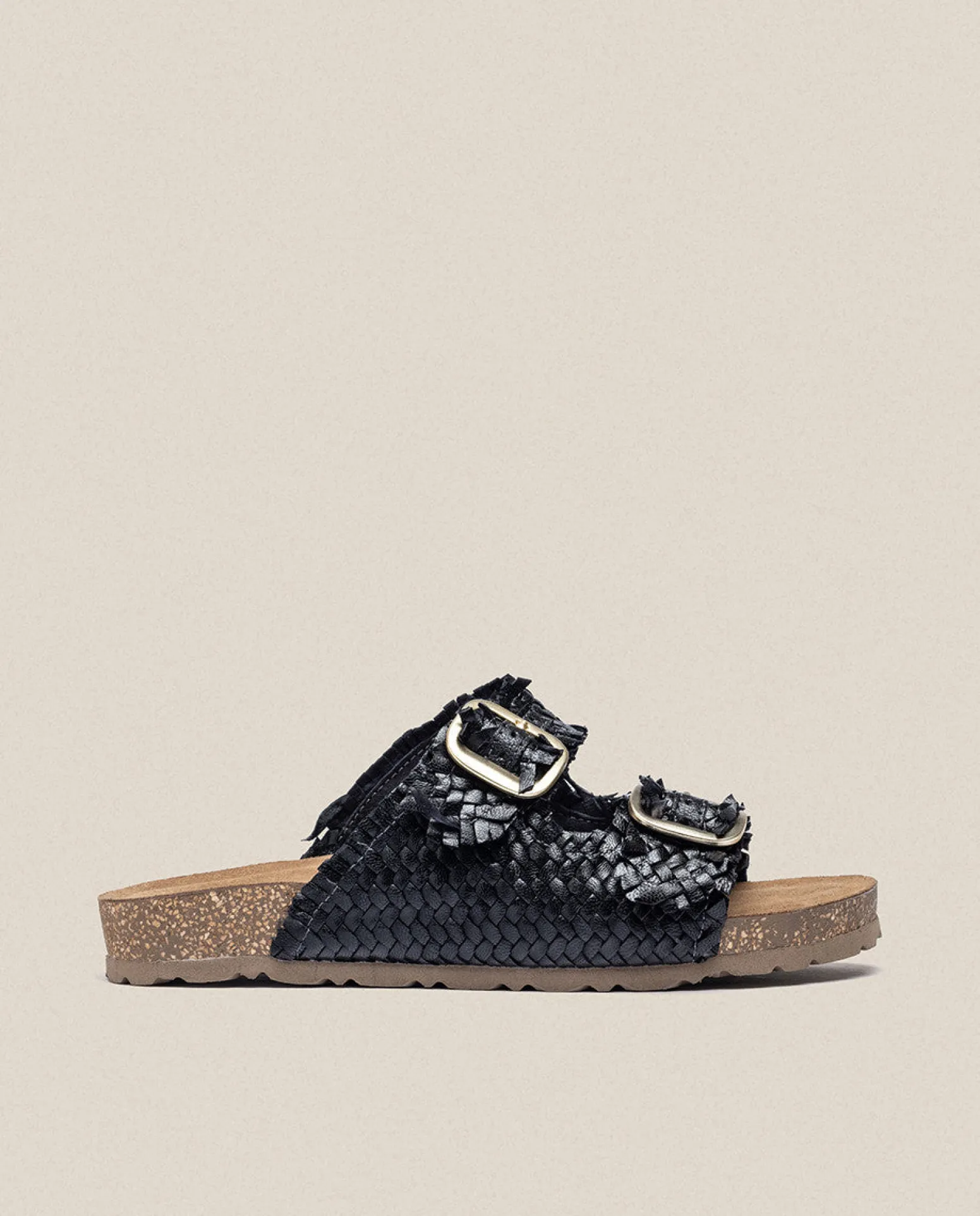 Flat Sandal JERBA-143 Black